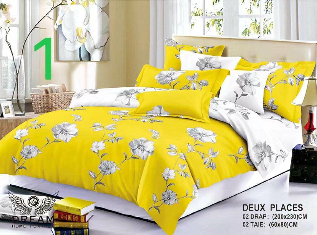 2 draps de 3 places et 2 places