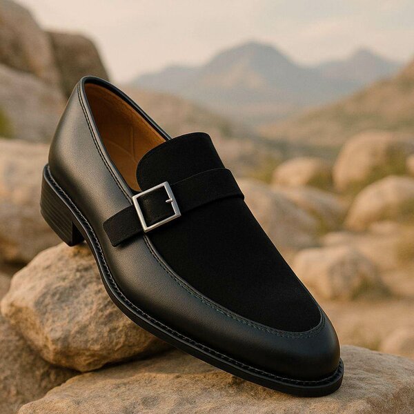 Chaussures habillées en cuir noir