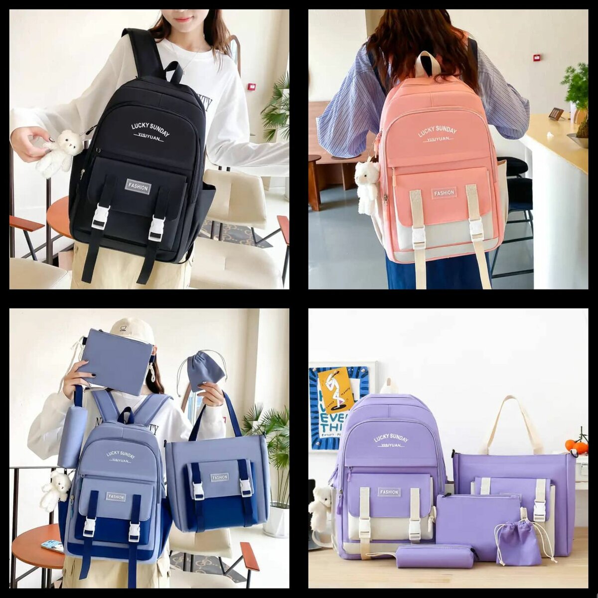 Sacs d'école 5 en un