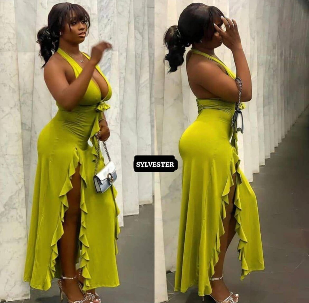 Robe longue dos nu élégante