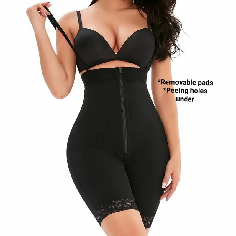 HIGH WAIST HIP & BUTT PADs (Removable) BODYSUIT SHAPEWEAR WI