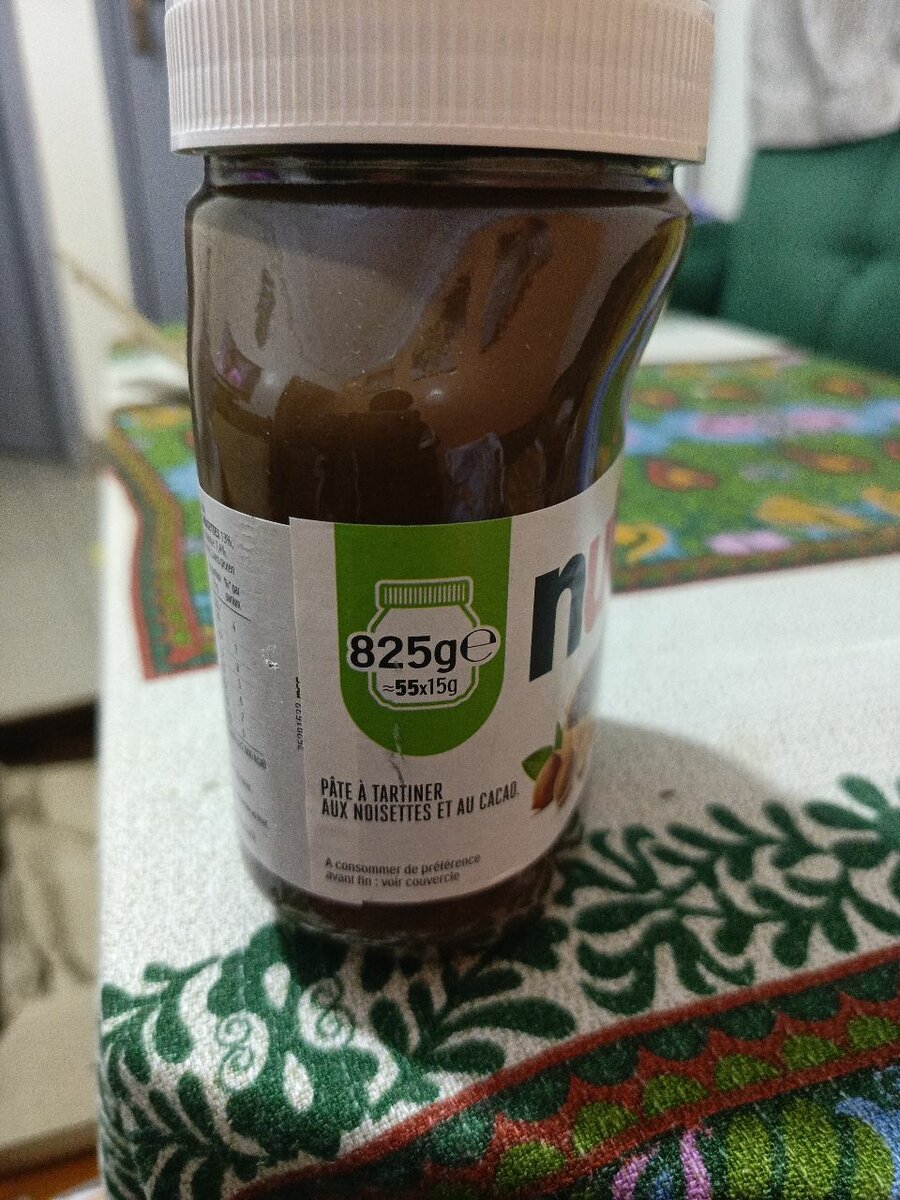 Nutella pâte à tartiner 825g