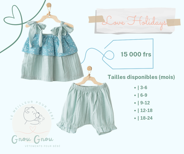 Ensemble bébé confortable