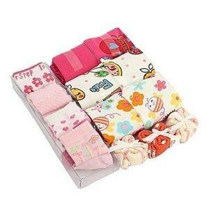 Lot de sous-vêtements bébé colorés