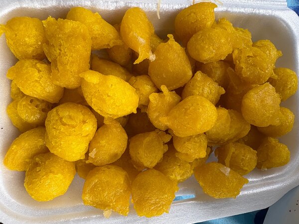 Galette jaune vermicelles