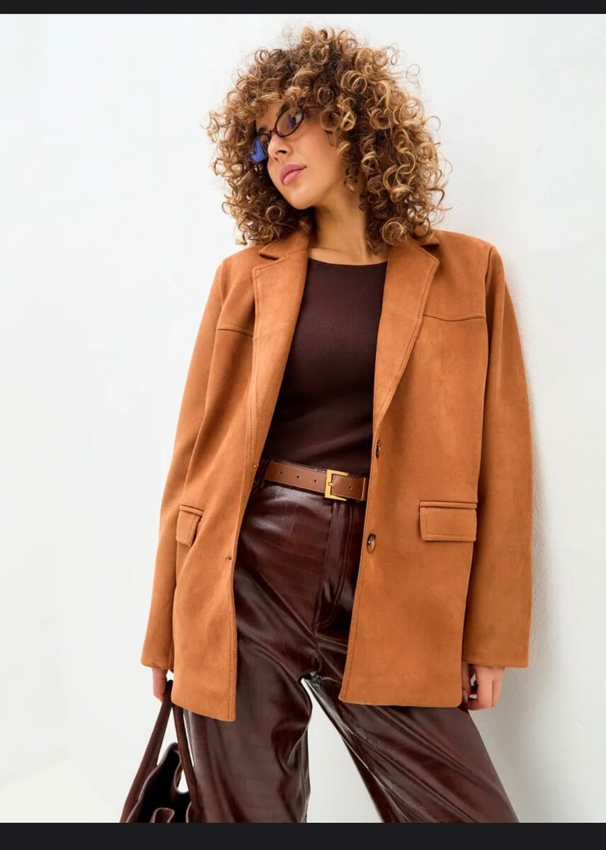 Пиджаки из эко-замши собственного производства