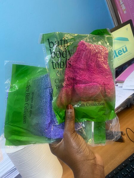 Gants exfoliants Spa