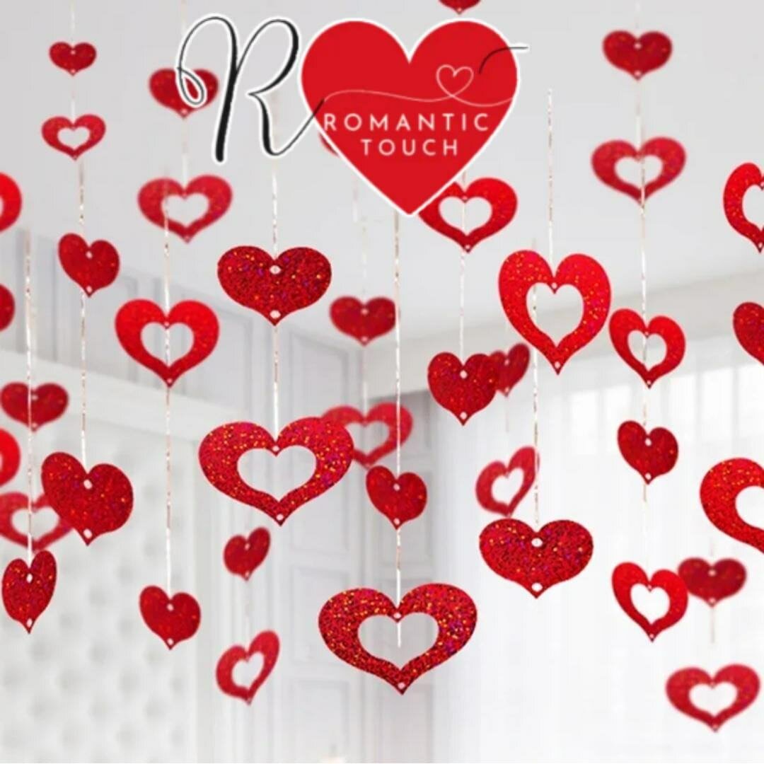 Guirlande Coeurs Romantiques