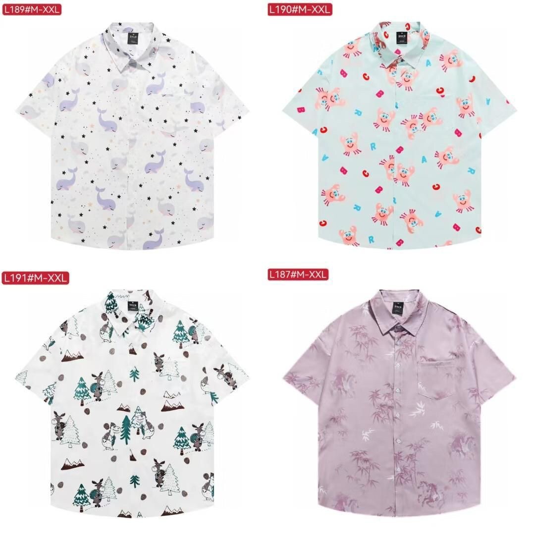 Chemises imprimées colorées