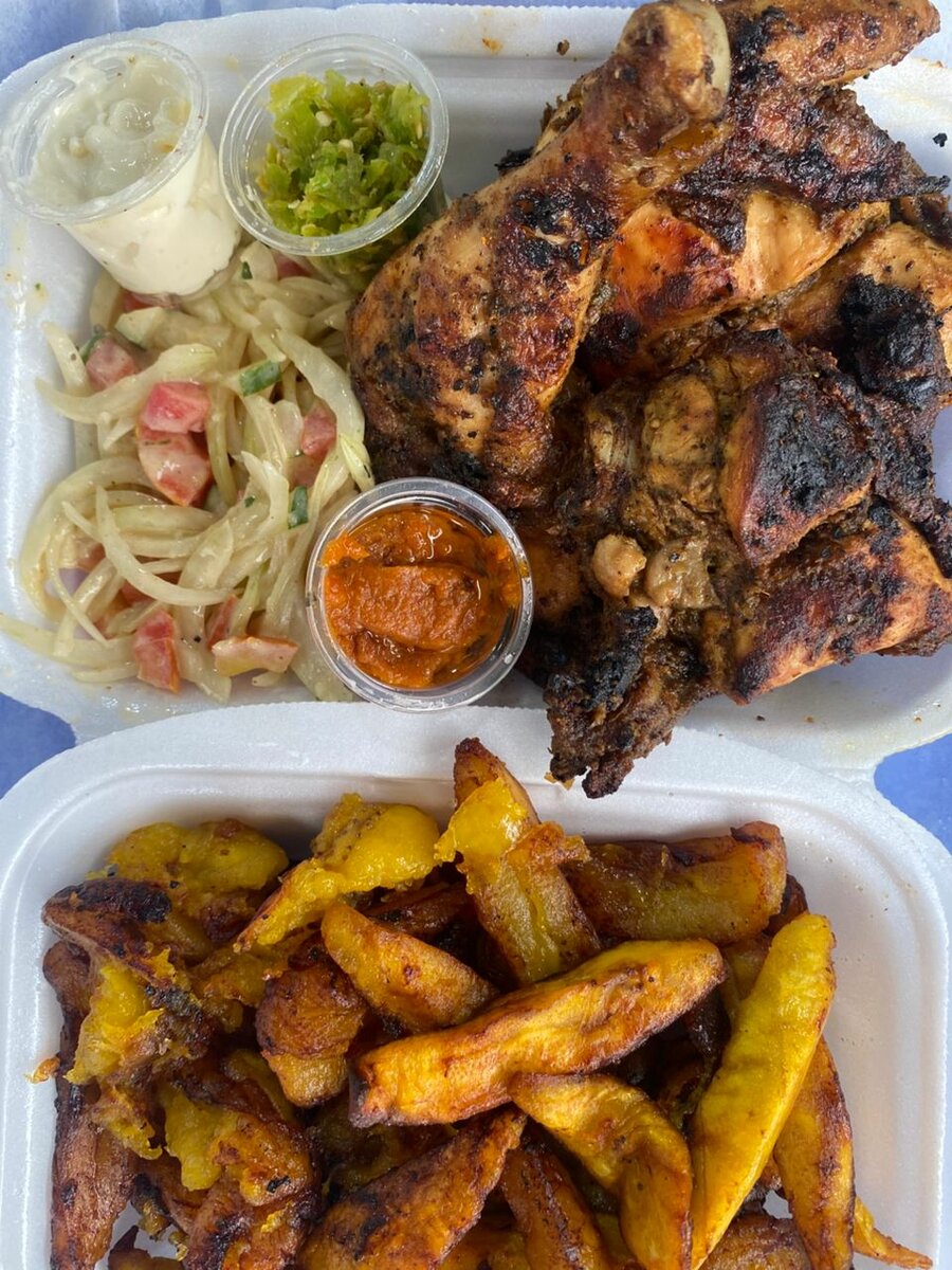 Poulet grillé savoureux