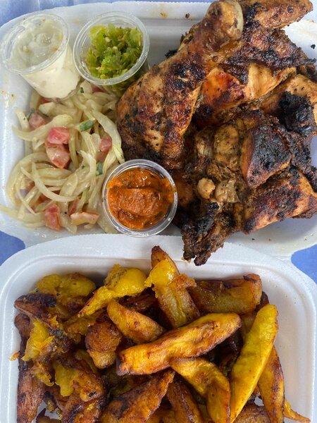 Poulet grillé savoureux