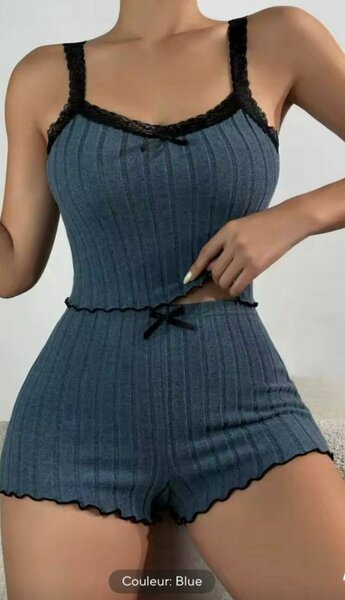 Pyjama Femme Confortable Dentelle