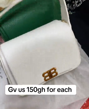 Women's bag in white