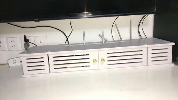 Étagère murale moderne blanche