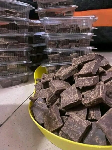 Délicieux carrés de chocolat