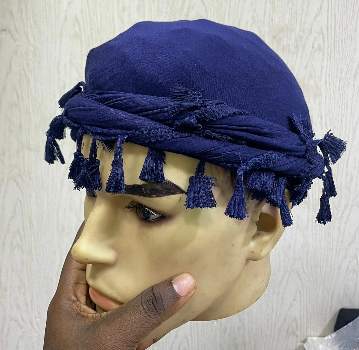 Chèche Tête Unisexe avec Pompons