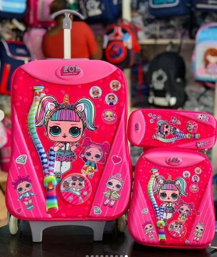 3 piece school set, LOL print