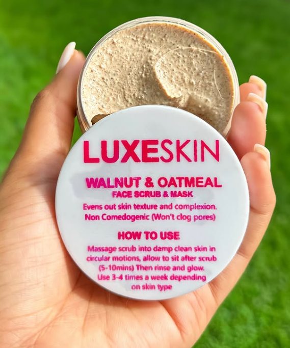 Walnut & Oatmeal Face Scrub & Mask