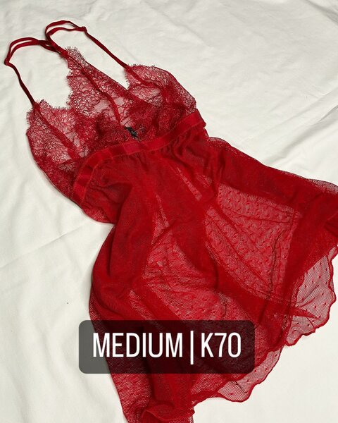 Beautiful Women's Pajama Dress red