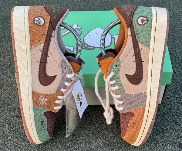 Sneakers patchwork colorés