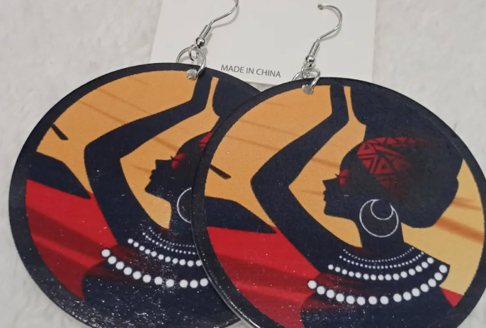 African earrings
