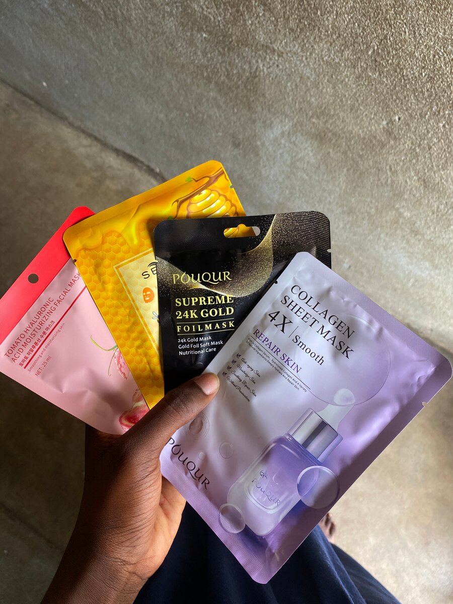 Masques de visage hydratante