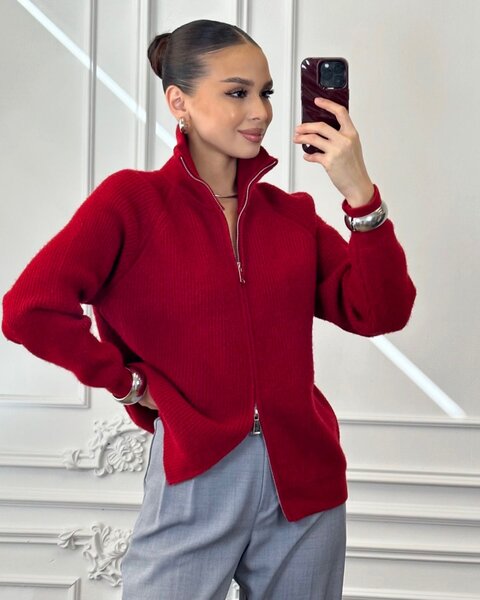 Кардиганы на замке ангорка