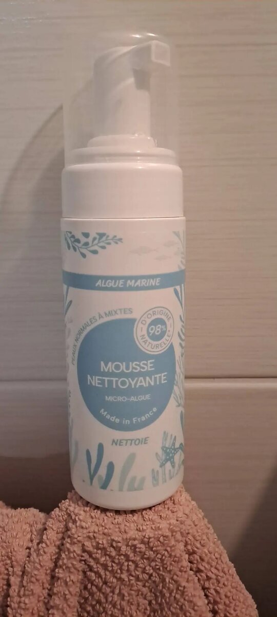 Mousse Nettoyante Algue Marine