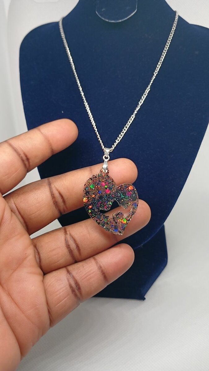 Resin necklace