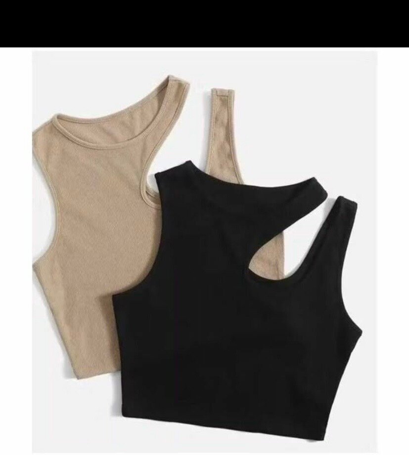 Top asymétrique sans manches