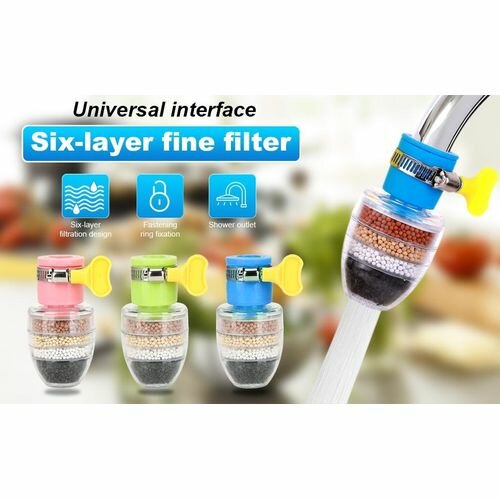 Filtre à eau 6 couches pour robinet