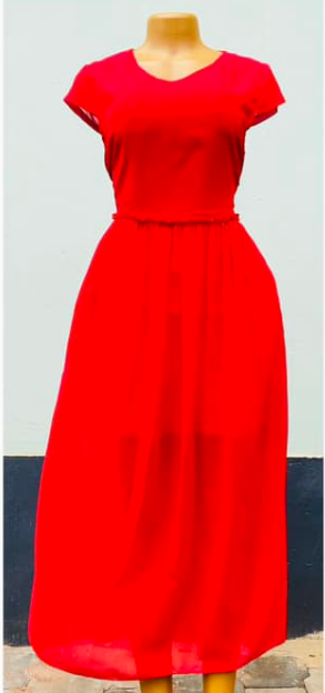 red dress, size L