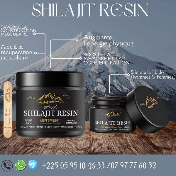 Shilajit résine 