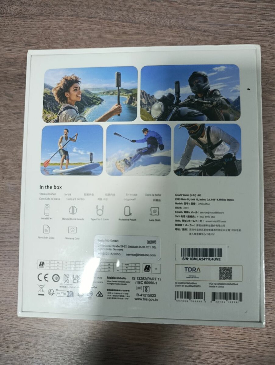 Caméra Insta360 X4 8K 360°