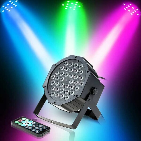 Projecteur LED RGB avec télécommande