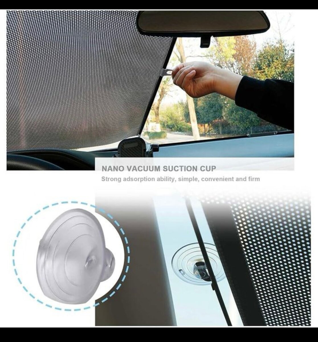 Stores Enrouleurs De Protection Solaire Universels - Noir