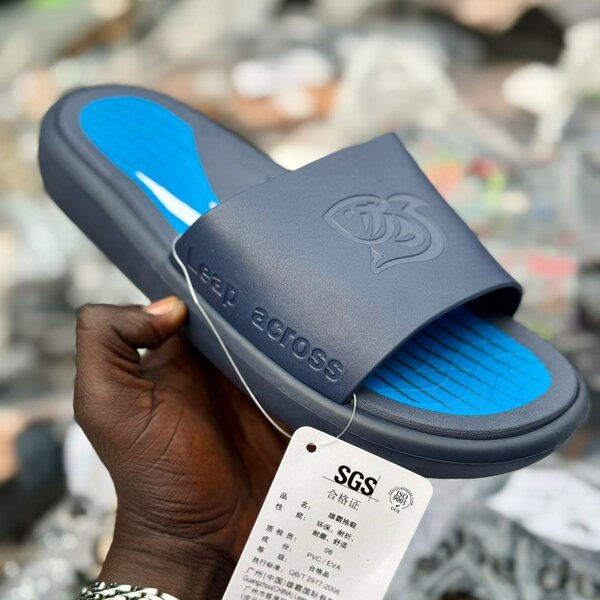 Sandales confort bleues