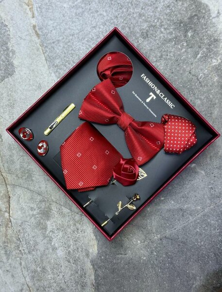 Coffret de cravate et nœud papillon