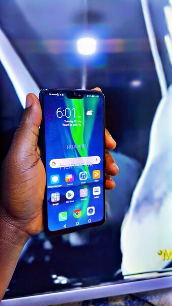 Smartphone Android Bleu