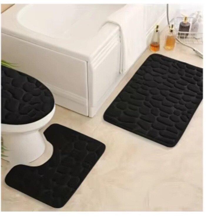 3pcs bath mat