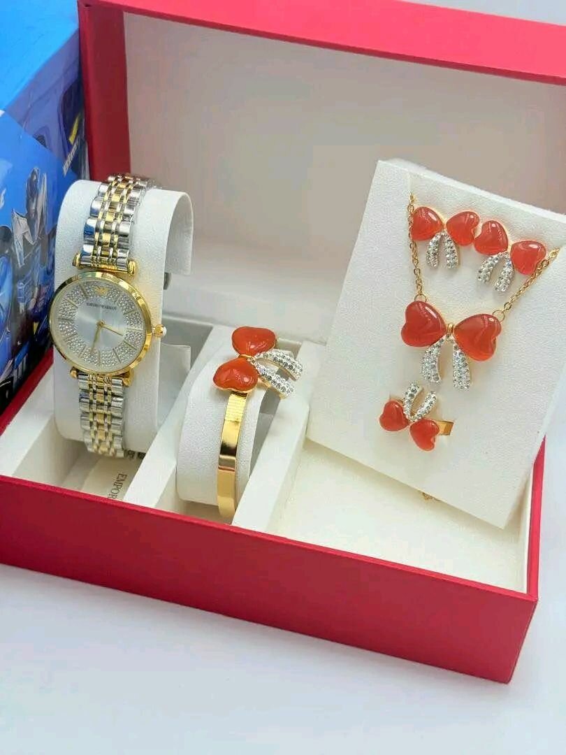 Ensemble Montre et Bijoux Femme