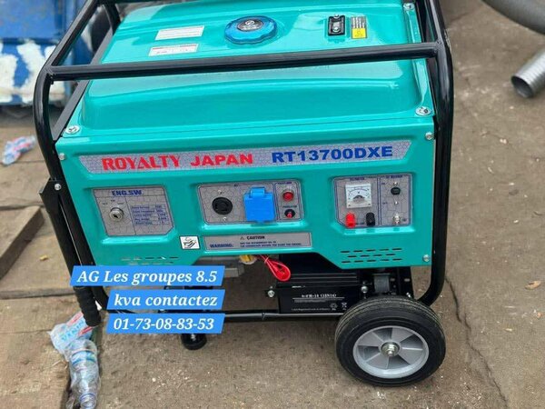 Générateur Honda et Royalty 8.5 KVA