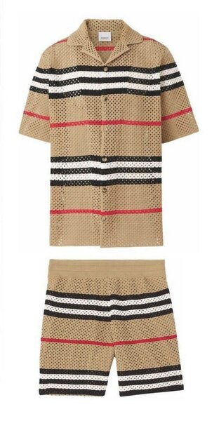 Ensemble été rayé chic