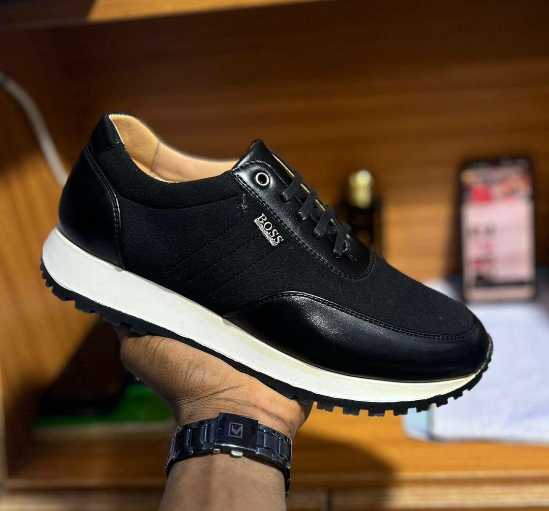 Sneakers en cuir pour hommes