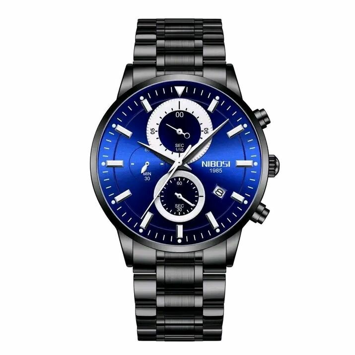 Montre chronographe NIBOSI homme