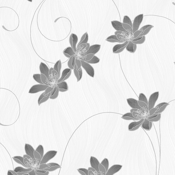 Papier Peint Floral Élégant