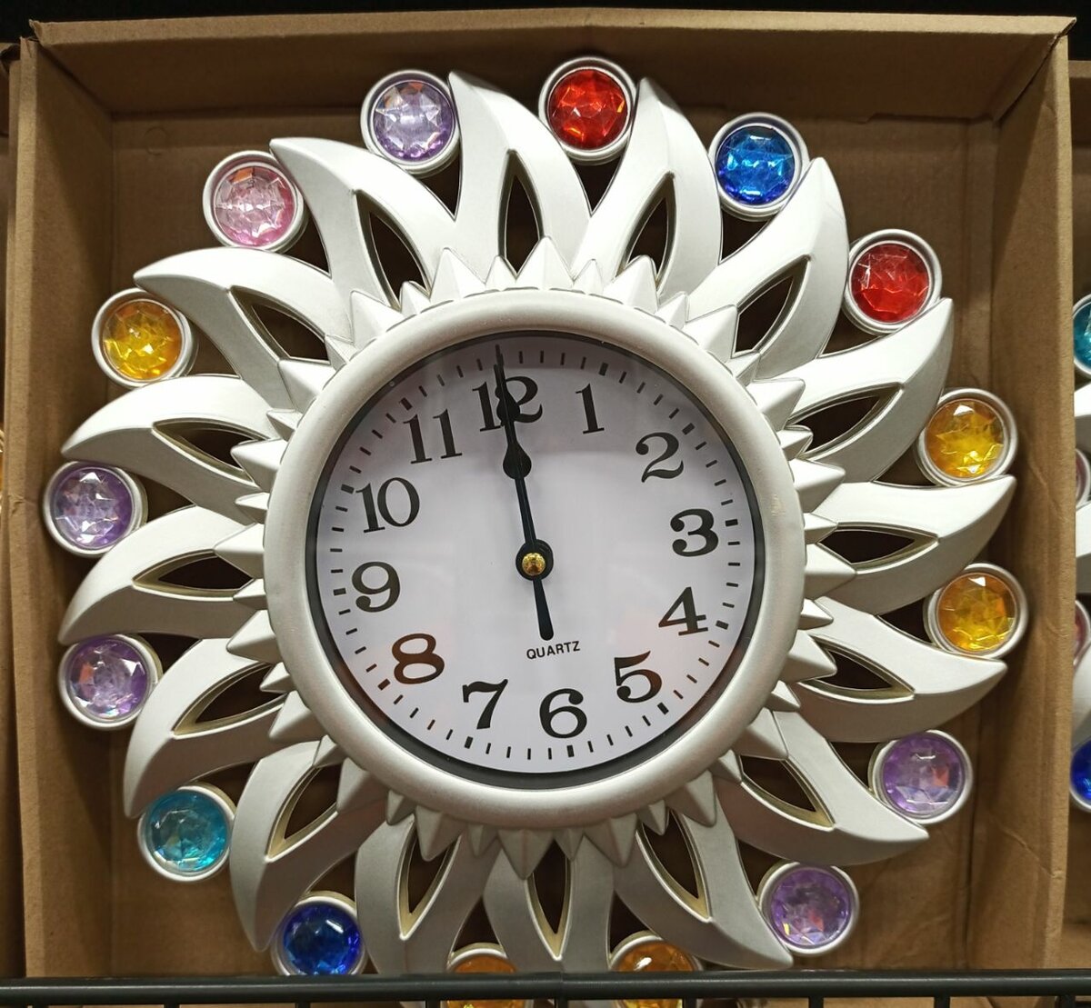 Horloge Murale Soleil Quartz