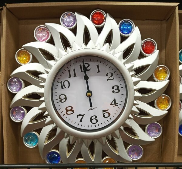 Horloge Murale Soleil Quartz
