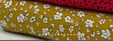 Красивая ткань для пошивая одежды Бельмондо штапель