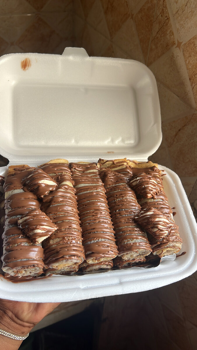 Crêpes au kinder Bueno